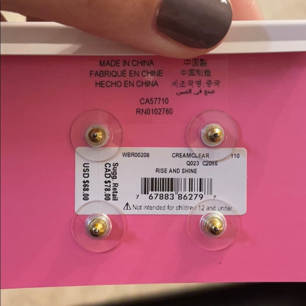 Kate Spade Studs - Picture 2 of 4